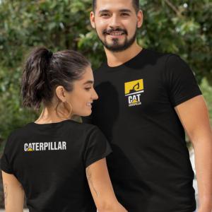 Caterpillar mintás póló