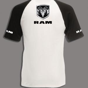 Dodge RAM mintás két színű póló