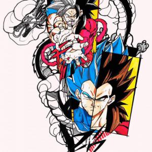 Dragon Ball mintás póló 15