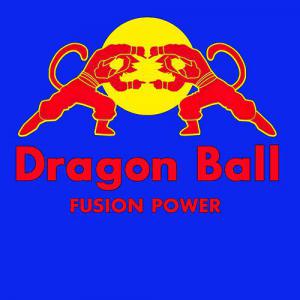 Dragon Ball - Redbull mintás póló