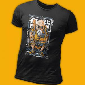 Dragon Ball - Roshi mintás póló