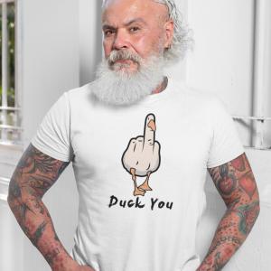 Duck You mintás póló