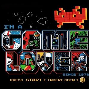 Game Lover mintás Gamer bögre