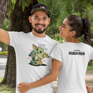 Grogu mintás Star Wars póló