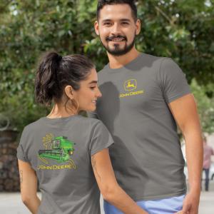 John Deere Kombájn mintás póló