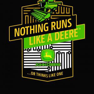 John Deere - Semmi nem fut úgy mint egy szarvas  mintás 2
