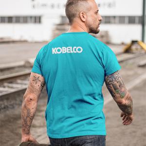 Kobelco excavator mintás póló