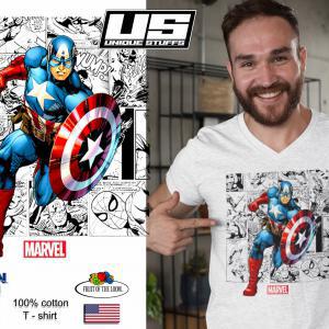 Marvel - Avengers  Amerika kapitány mintás póló