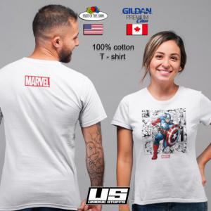 Marvel - Avengers  Amerika kapitány mintás póló