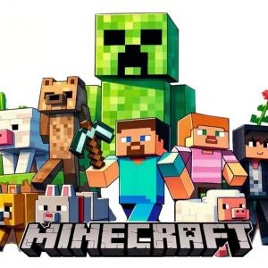 Minecraft mintás bögre 2