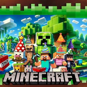 Minecraft mintás bögre 3