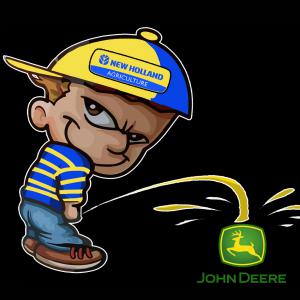 New Holland Vs John Deere mintás bögre