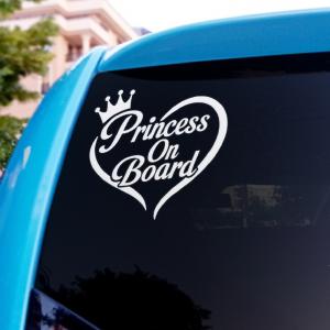 Princess on board - Hercegnő a fedélzeten matrica