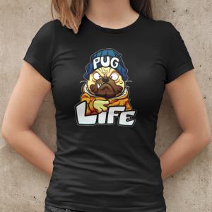 Pug Life mintás póló