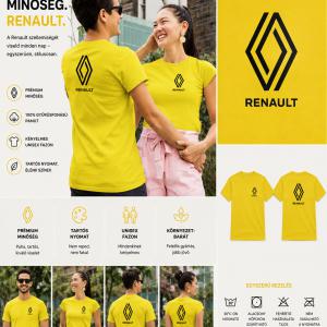 Új Renault mintás póló