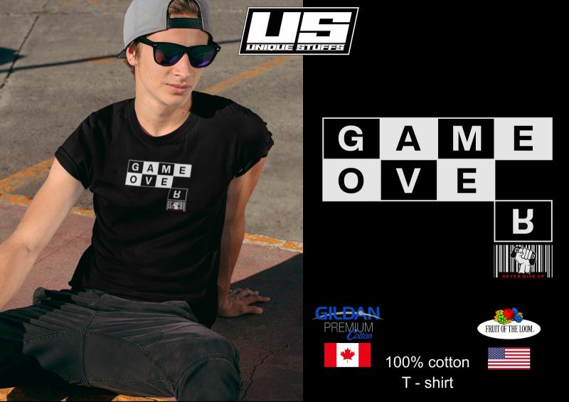 Game Over 3 - Gamer mintás póló