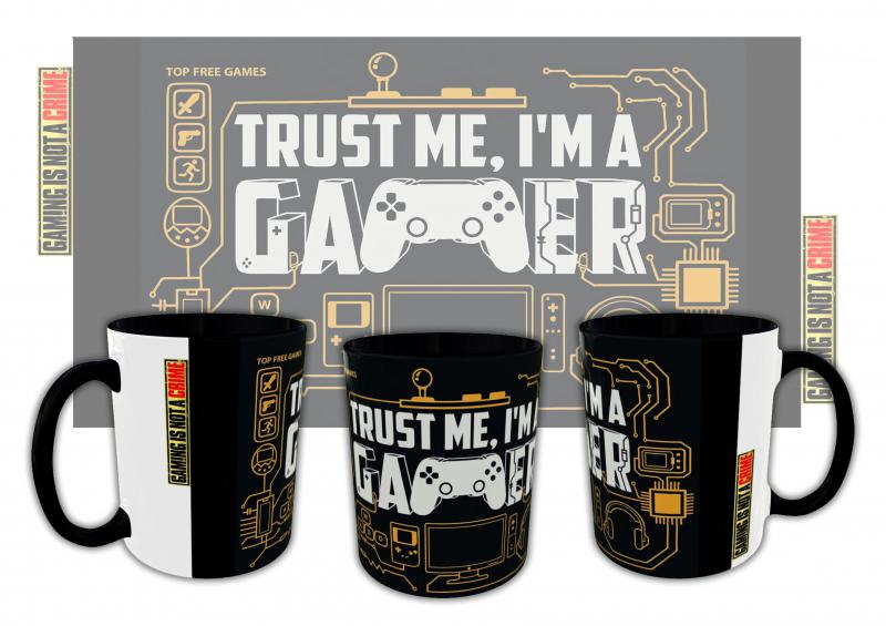 Gamer mintás bögre 4