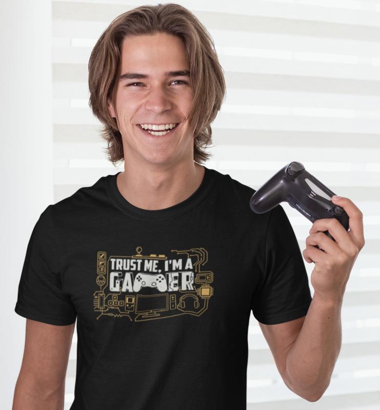 Gamer mintás póló 9