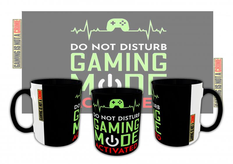 Gaming Mode mintás Gamer bögre