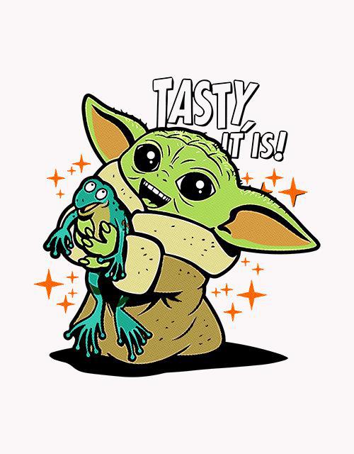 Grogu mintás Star Wars póló