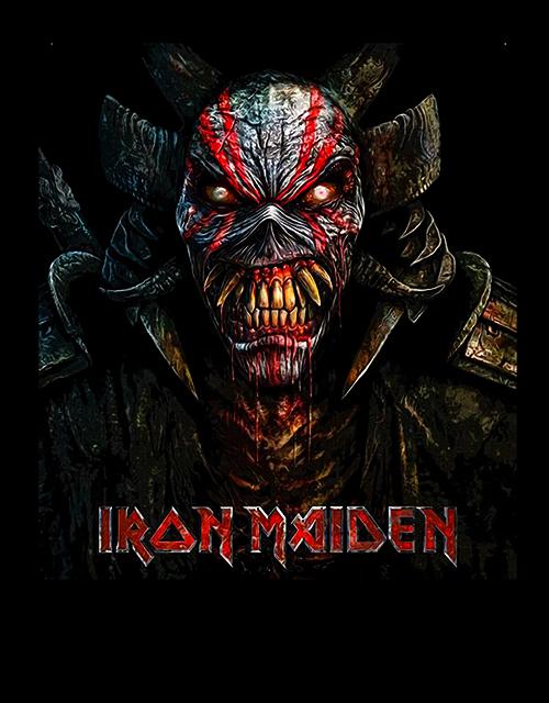 Iron Maiden mintás póló