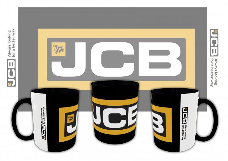 JCB mintás bögre
