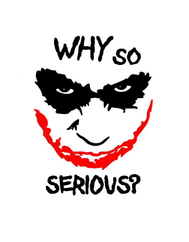 Joker - Why So Serious mintás póló