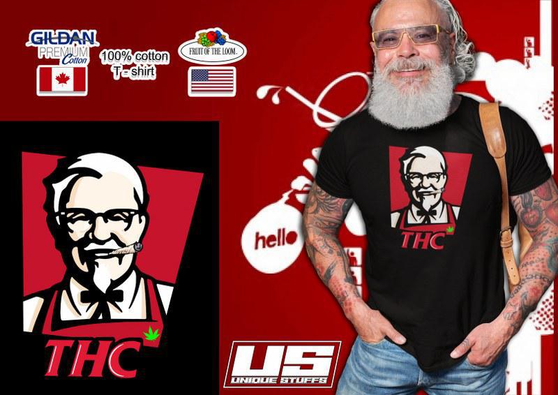 KFC - THC mintás póló