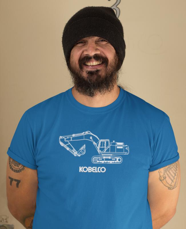 Kobelco mintás póló 2
