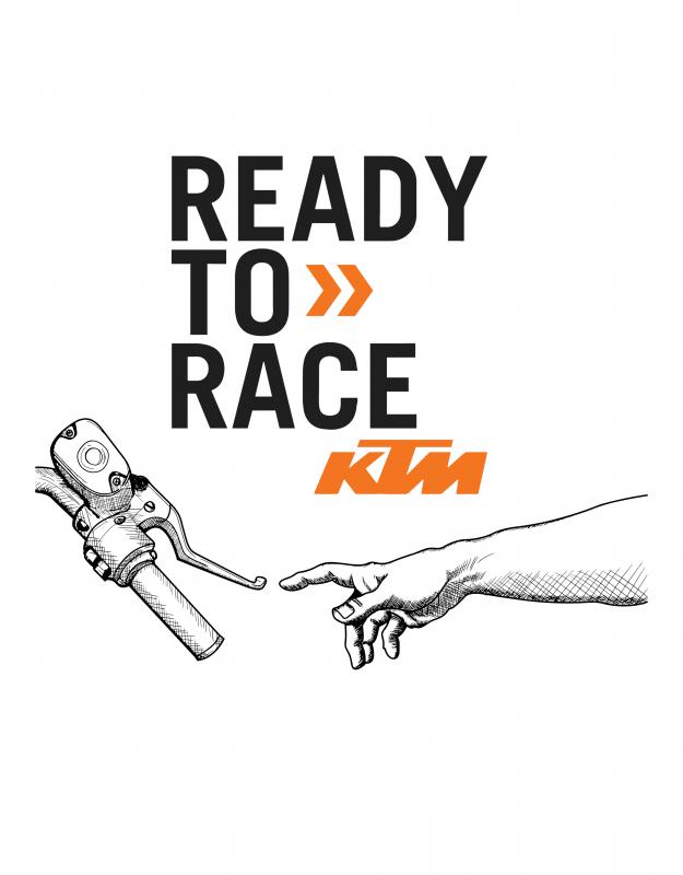 KTM - Ready To Race mintás póló