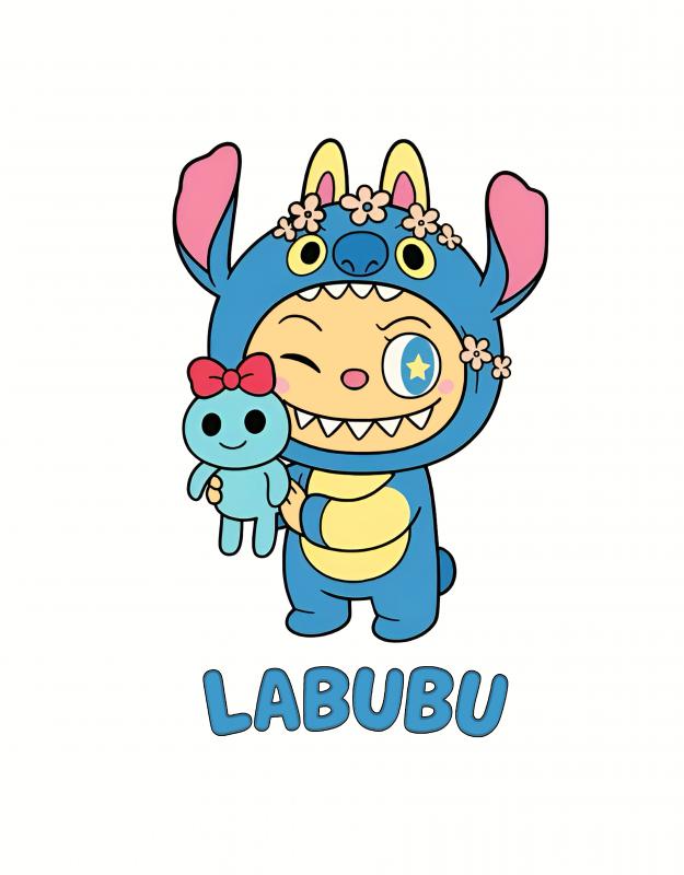 Labubu mintás póló 5