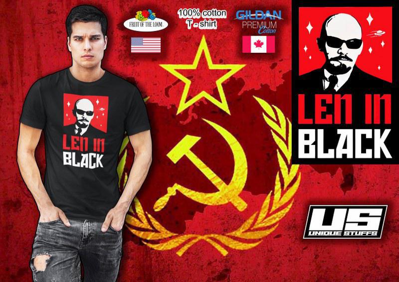 Lenin Black - mintás póló