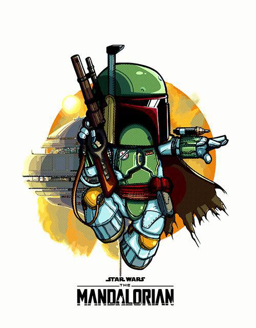 Mandalorian - Star Wars mintás póló 3