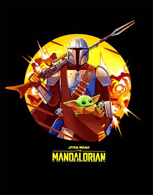 Mandalorian - Star Wars mintás póló 6