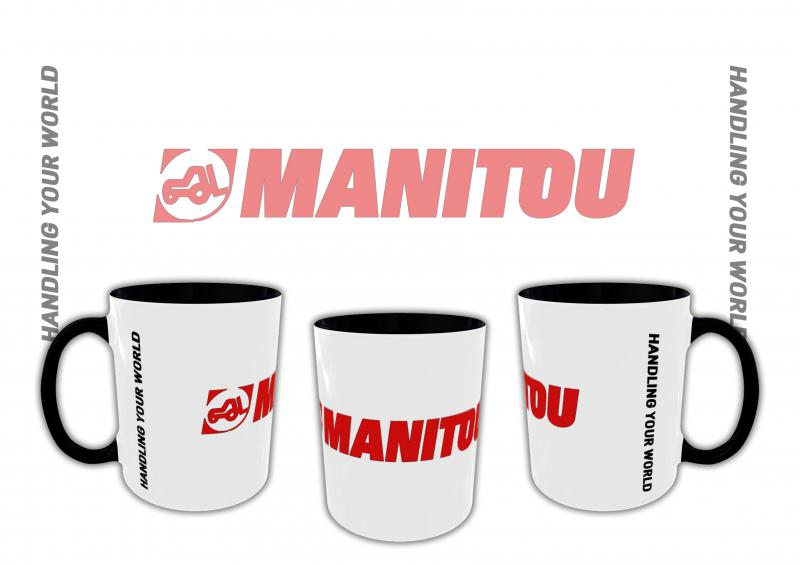 Manitou mintás bögre