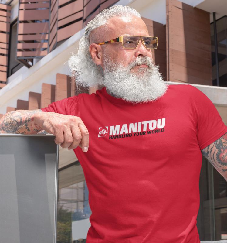Manitou mintás póló