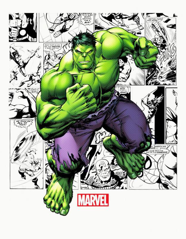 Marvel - Avengers Hulk mintás póló
