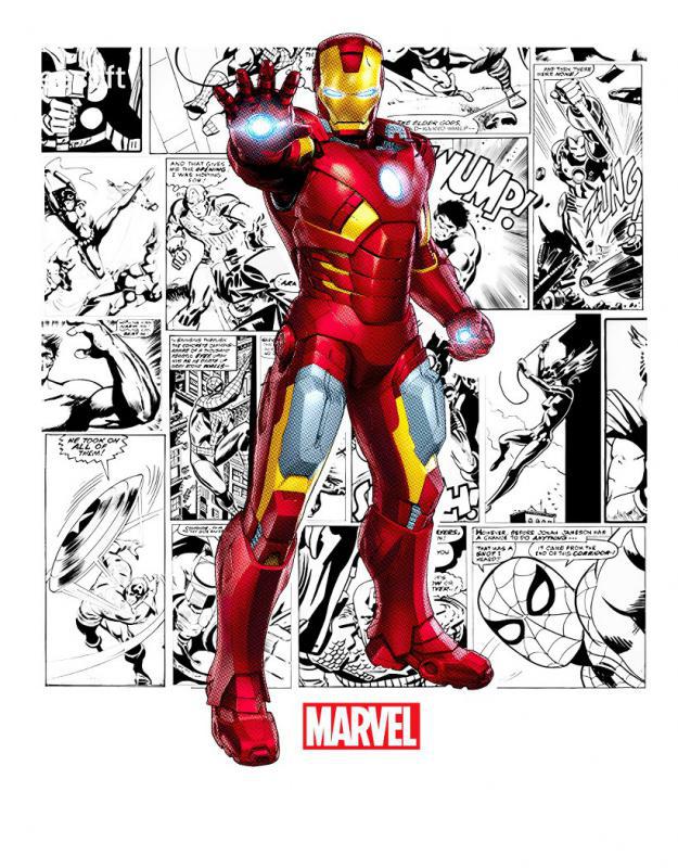 Marvel - Avengers Vasember mintás póló
