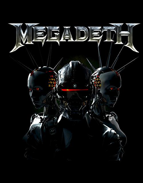 Megadeth mintás póló 2