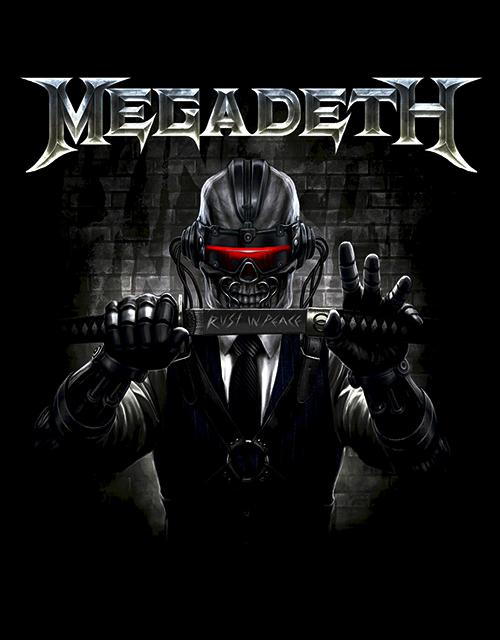 Megadeth mintás póló