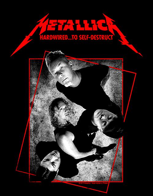 Metallica mintás póló 8