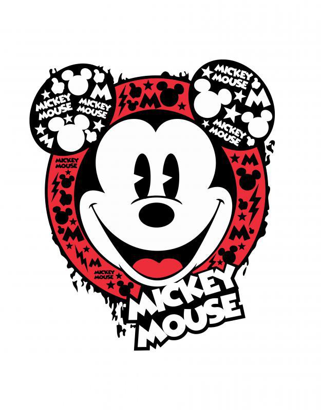 Mickey arc - Miki egér mintás póló