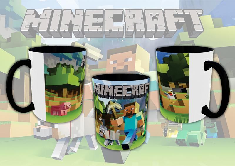 Minecraft mintás bögre 5