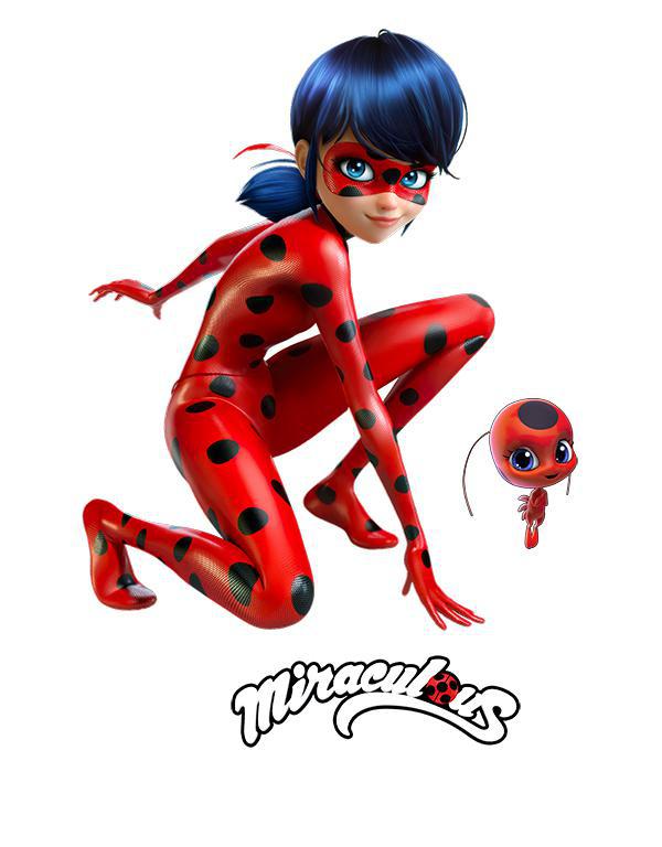 Miraculous - Lady Bug - Katica lány mintás póló
