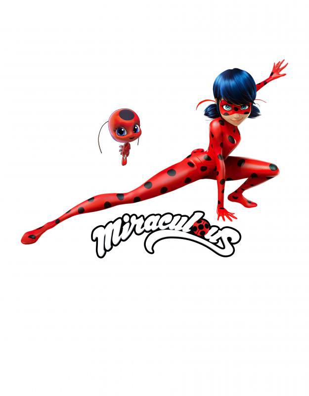 Miraculous - Lady Bug - Katica lány mintás póló 3