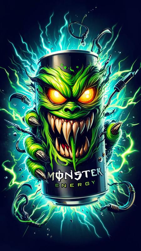 Monster mintás póló 2