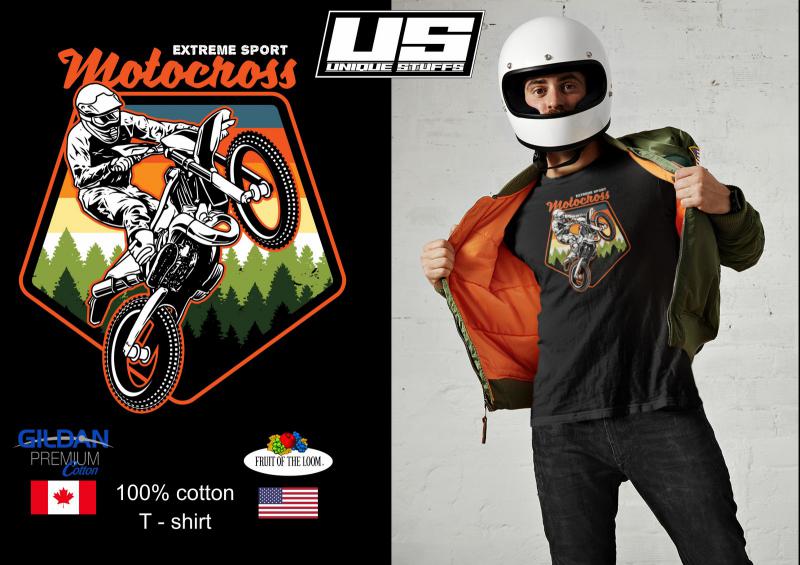 Motocross mintás póló 3