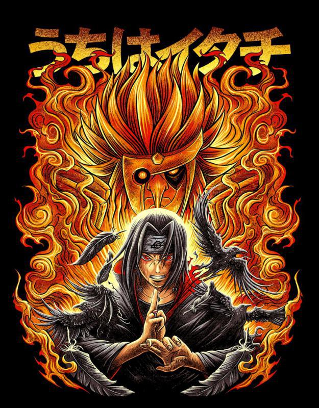 Naruto mintás póló 17