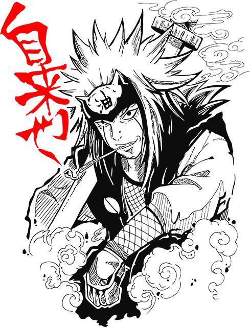 Naruto mintás póló 3