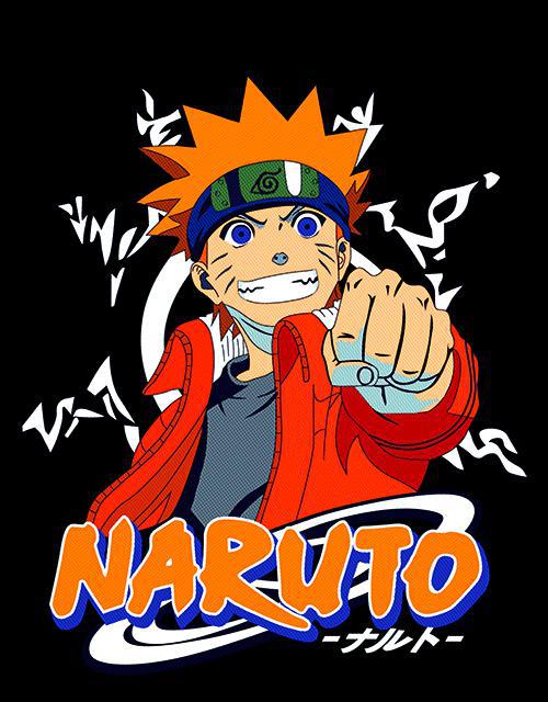 Naruto mintás póló 4